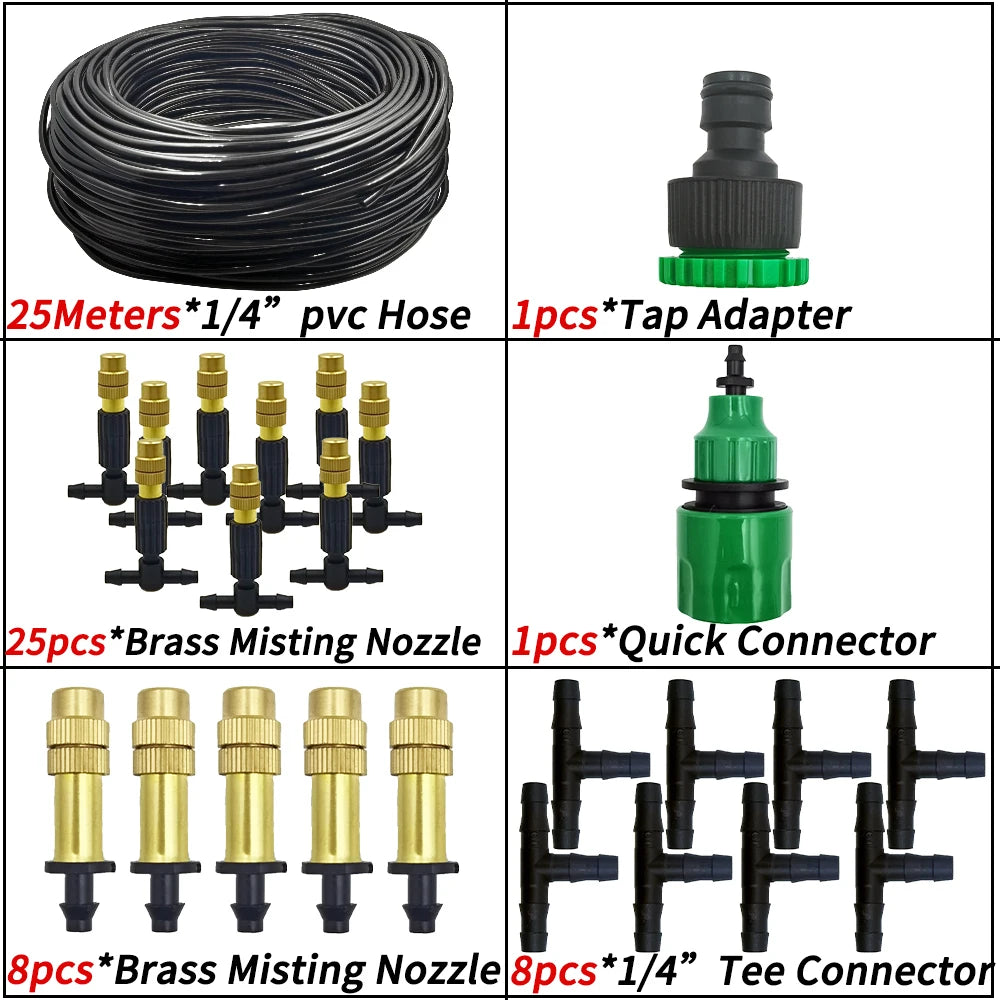 Oasis 5M-30M Garden Irrigation Misting Cooling System