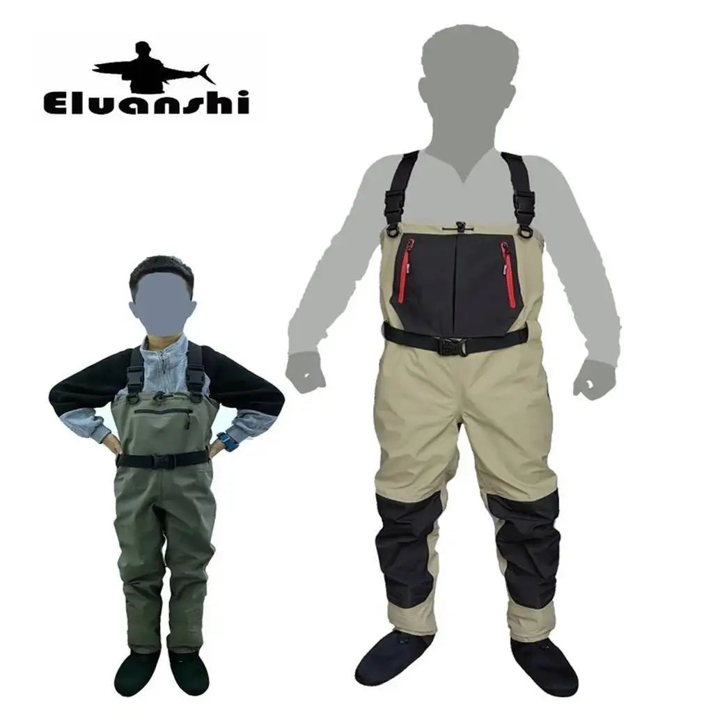 fly fishing Children to adults waders