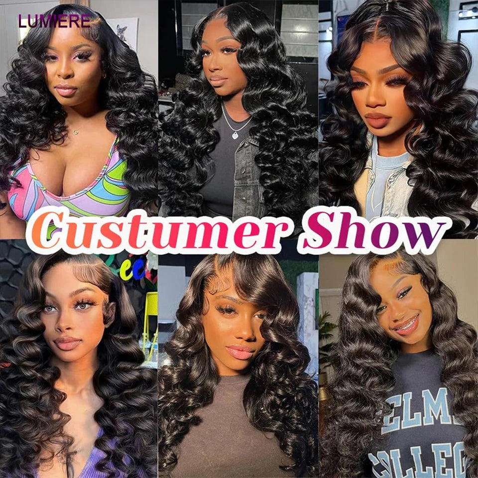 Loose Deep Wave Bundles HD Transparent Lace