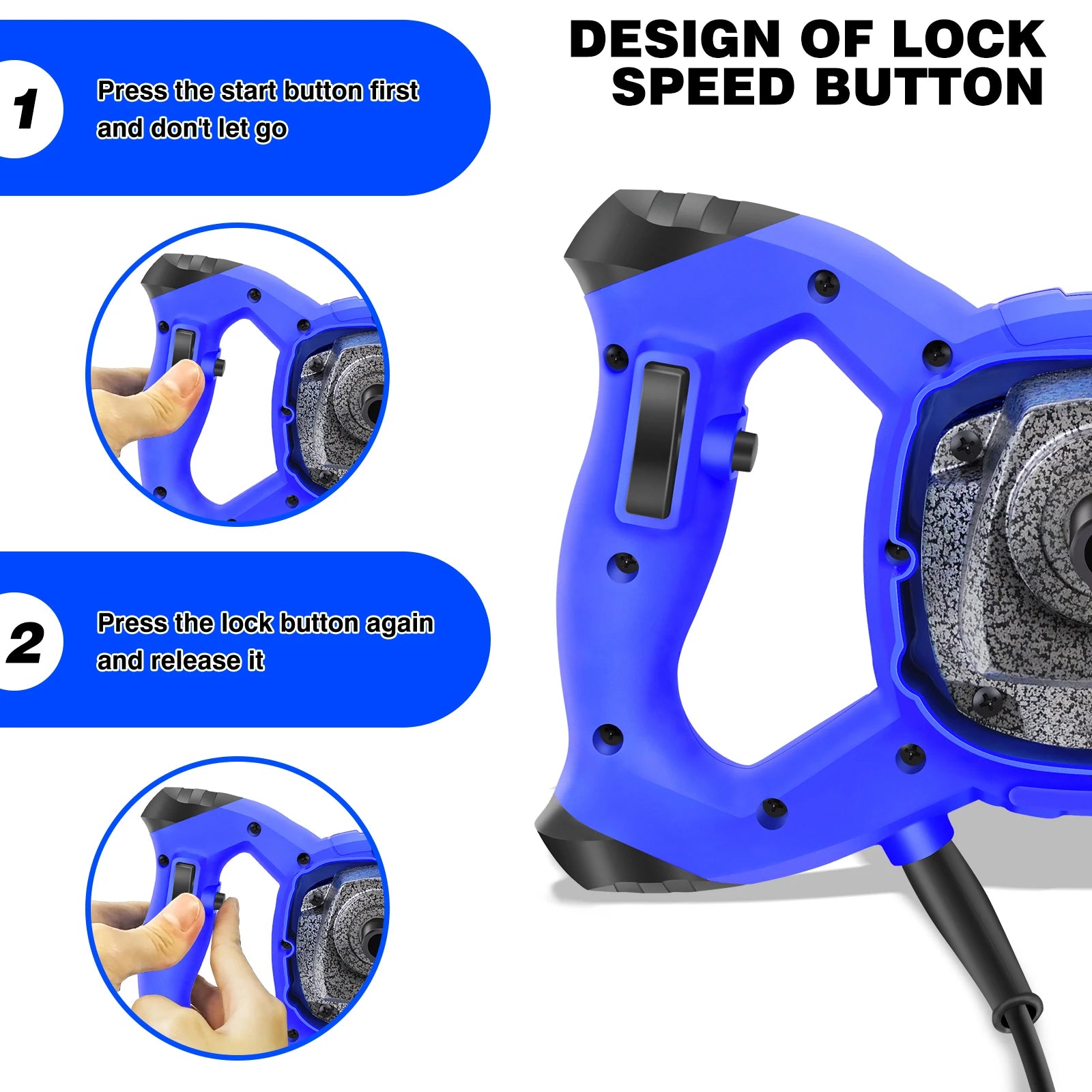 2600W Portable Electric Cement Mixer