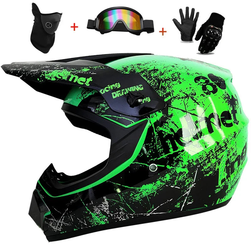 Motorcycle kids full Helmet Motocross