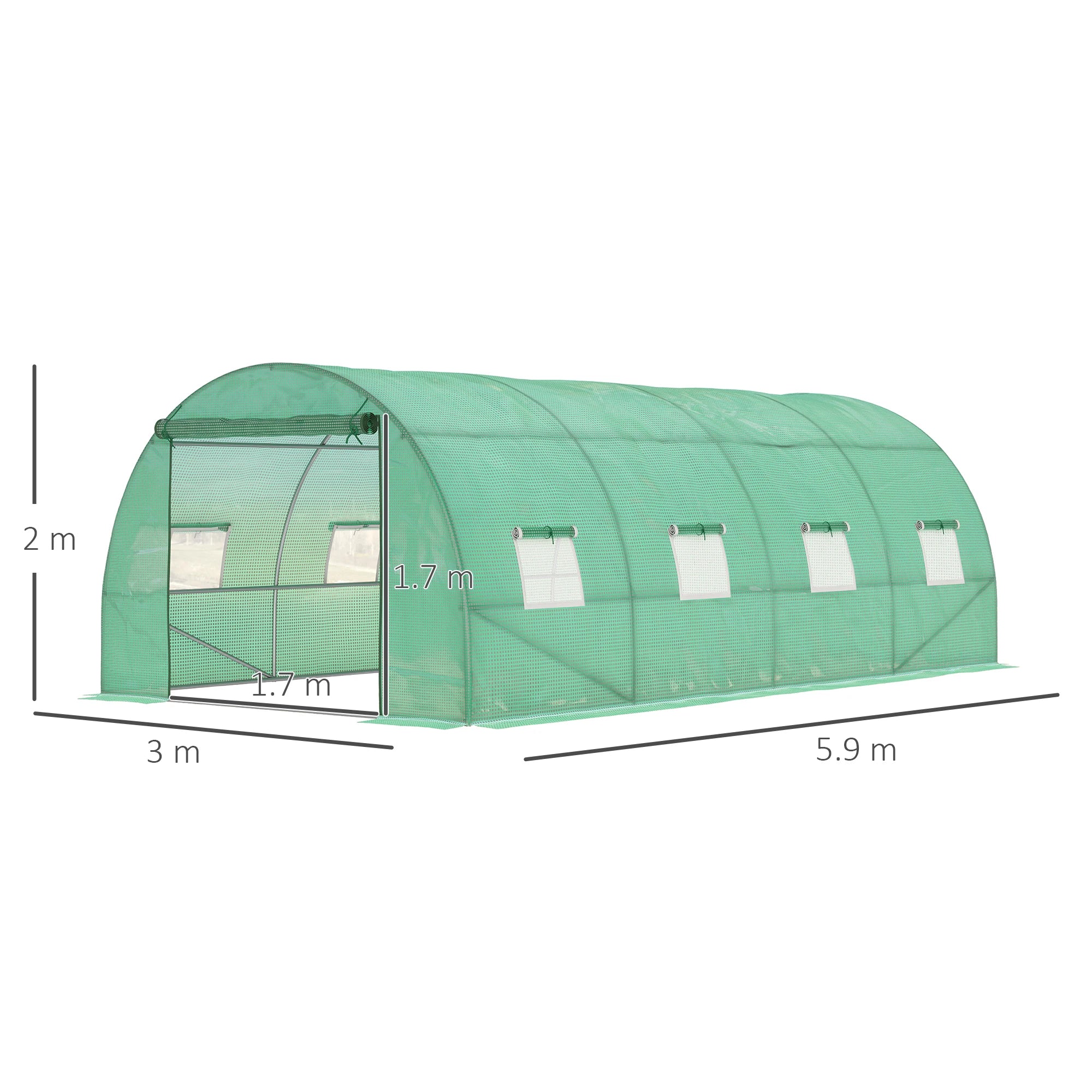 Outsunny Walk-in Polytunnel