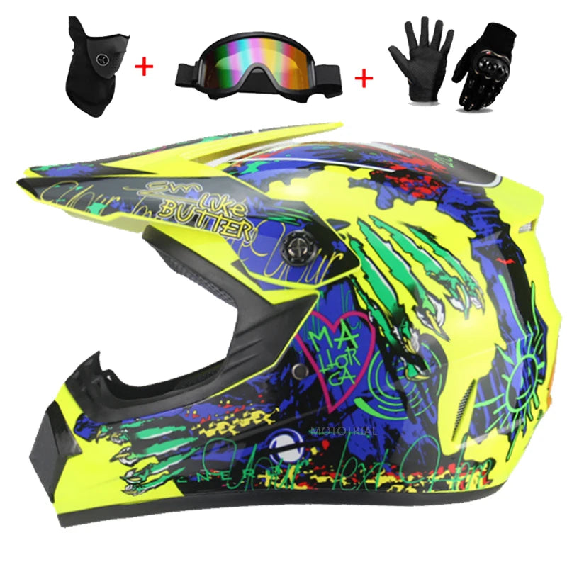 Motorcycle kids full Helmet Motocross
