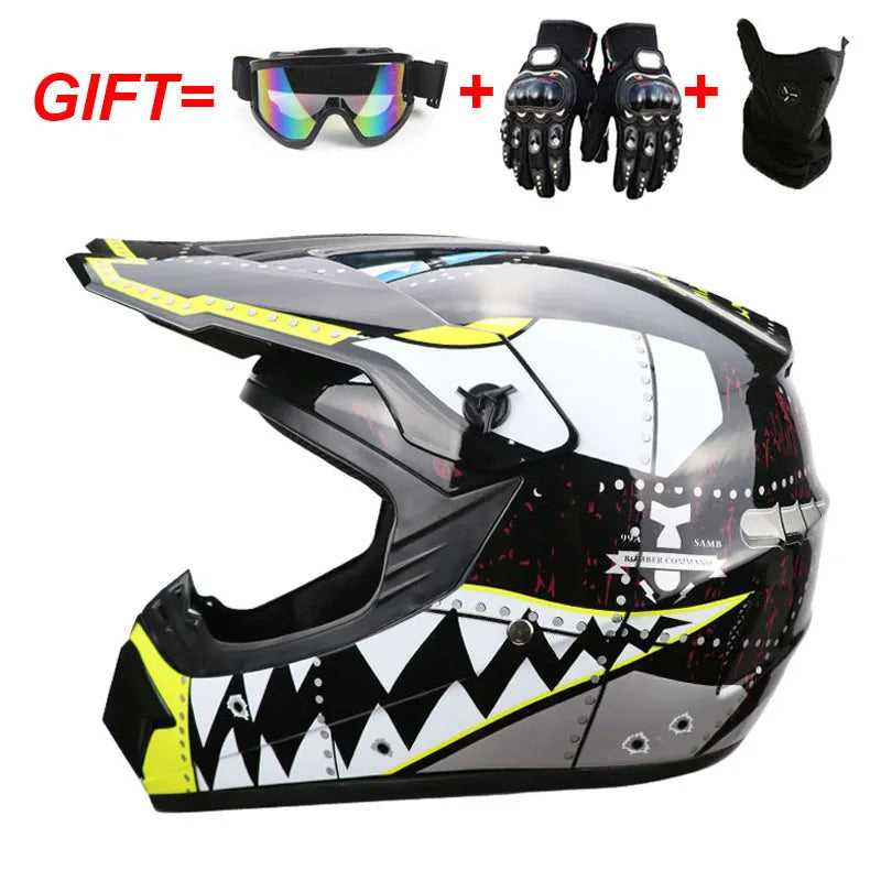 Motorcycle kids full Helmet Motocross