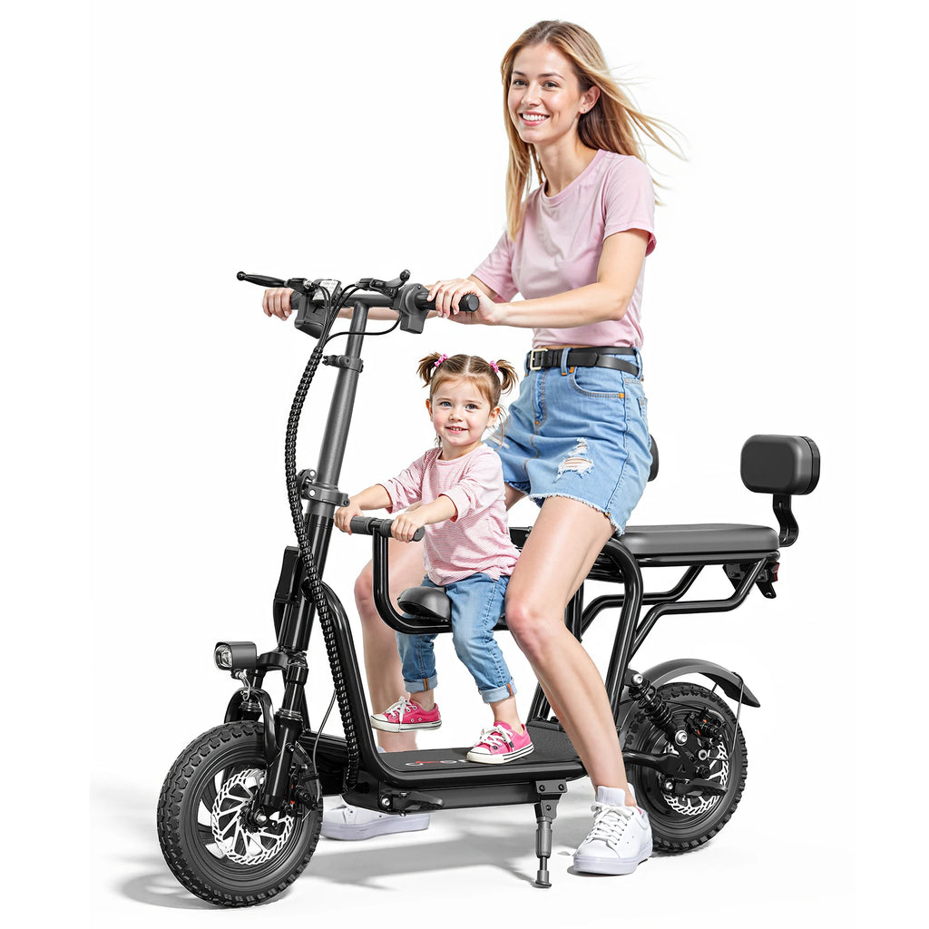 48V Electric Scooter with Seat for child