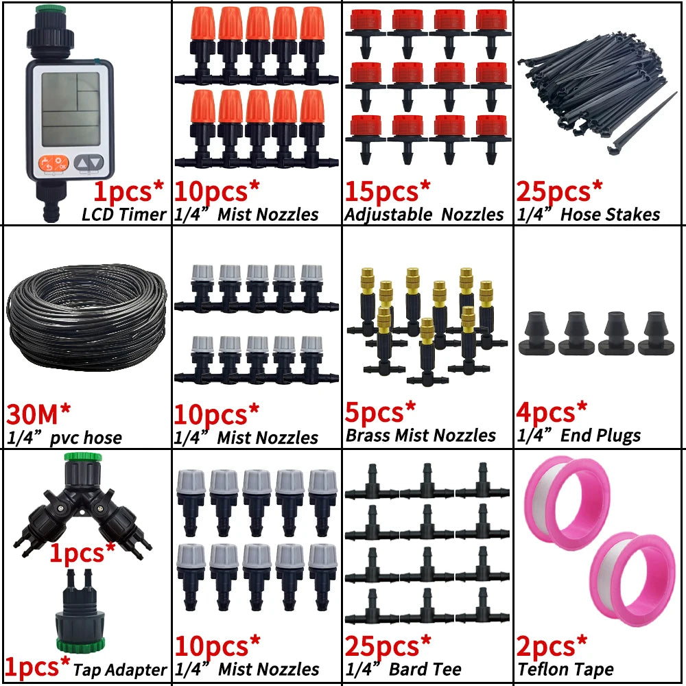Oasis 5M-30M Garden Irrigation Misting Cooling System