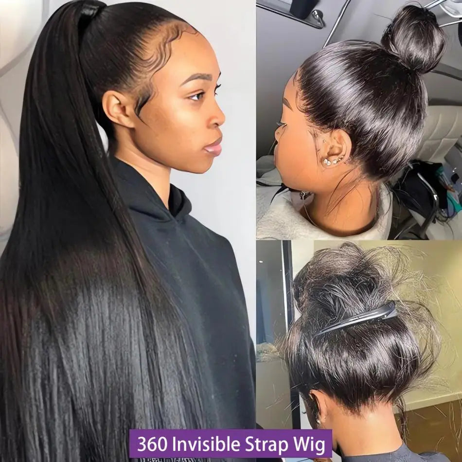 Real Hd 360 Straight Full Lace wig Human Hair