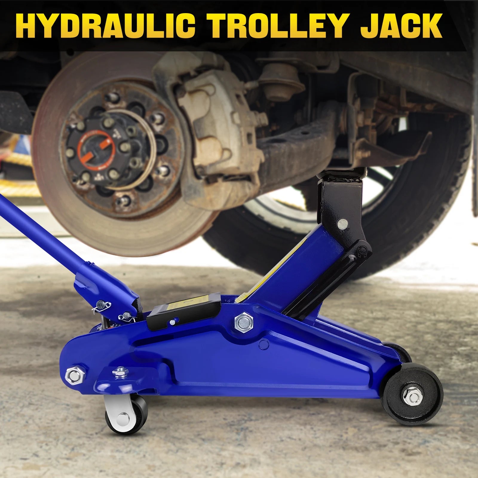 Steel Floor Jacks 4000lbs Car Trolley Jacks Hydraulic