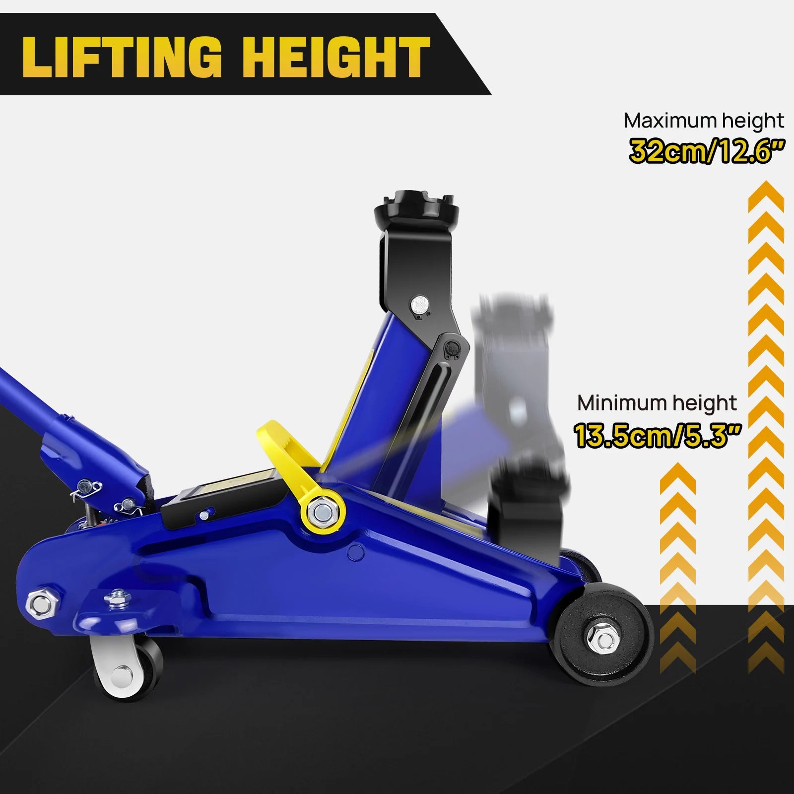 Steel Floor Jacks 4000lbs Car Trolley Jacks Hydraulic