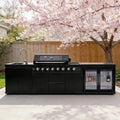 Modern Modular Stainless Steel Outdoor Kitchen