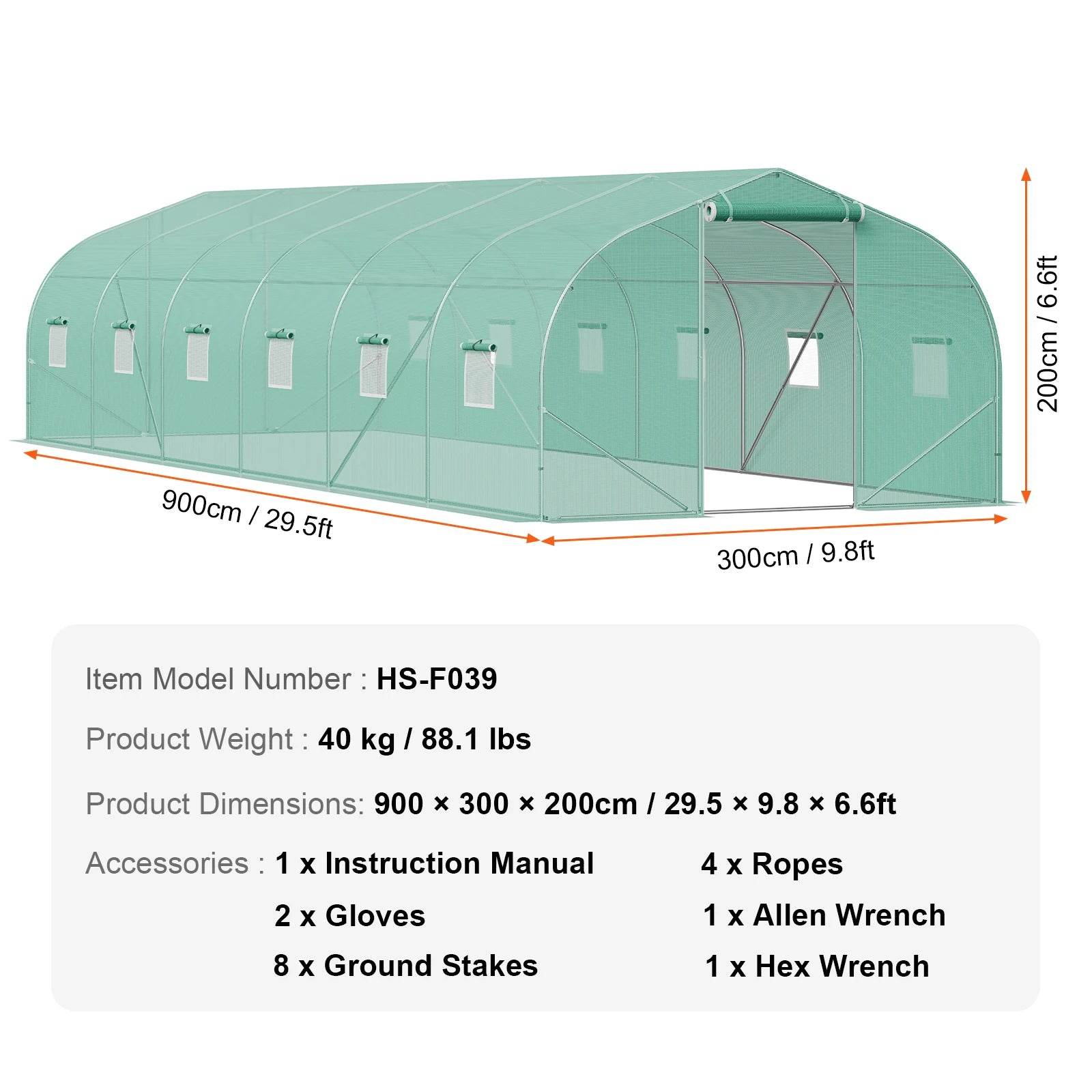 Walk-in Tunnel Greenhouse