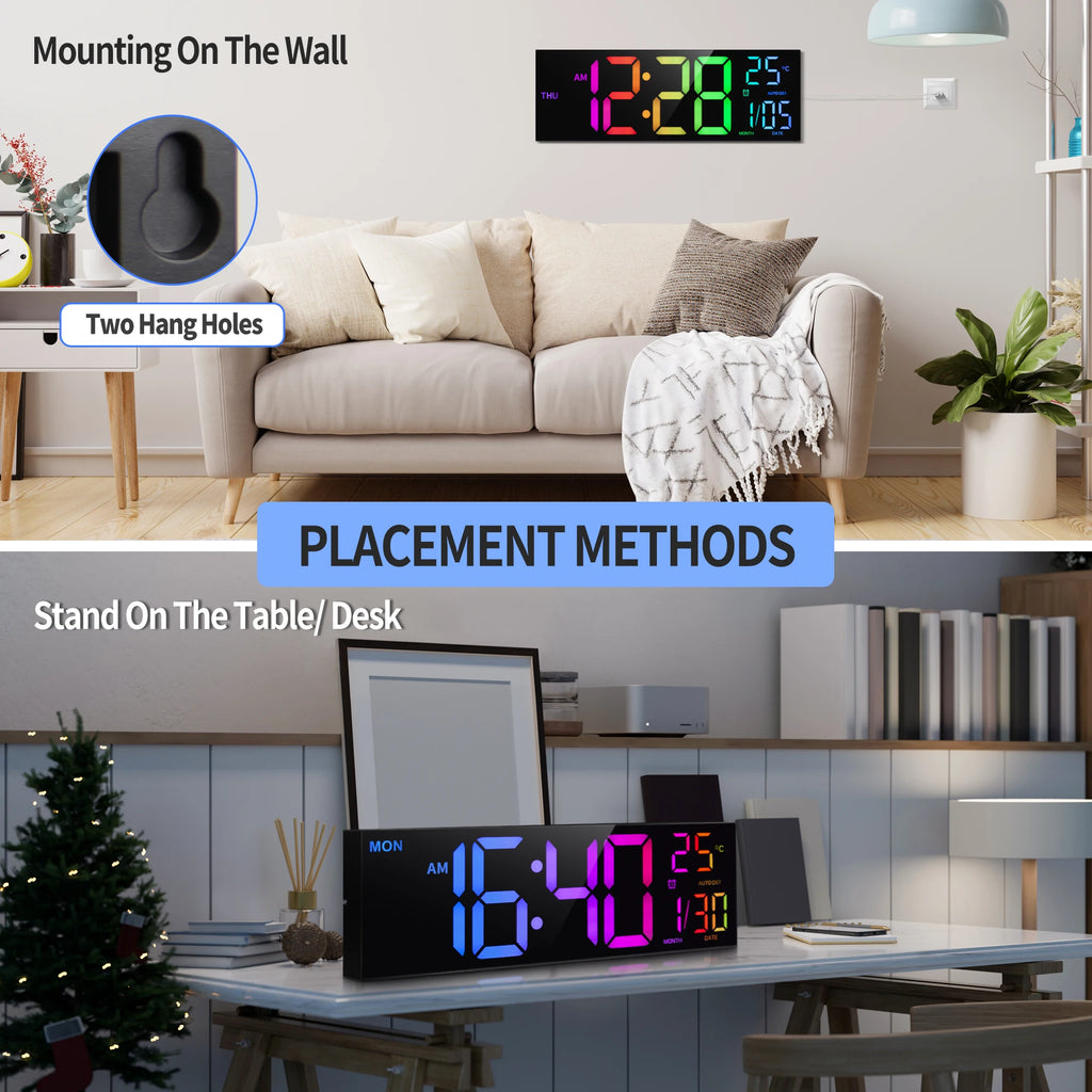 16" Large Digital Wall Clock