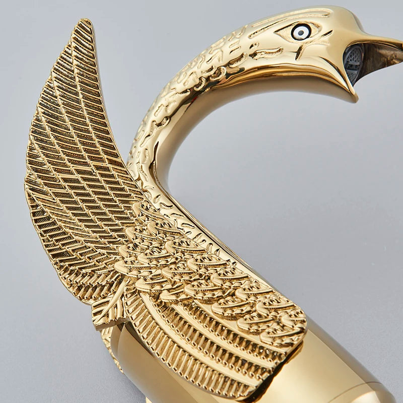 Swan Shape Single Handle Sink Hot Cold Water Mixer Tap