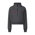Cropped Half-Zip Sweatshirt Health is Wealth