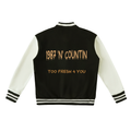 1987 Two-Tone Fleeced Varsity Jacket