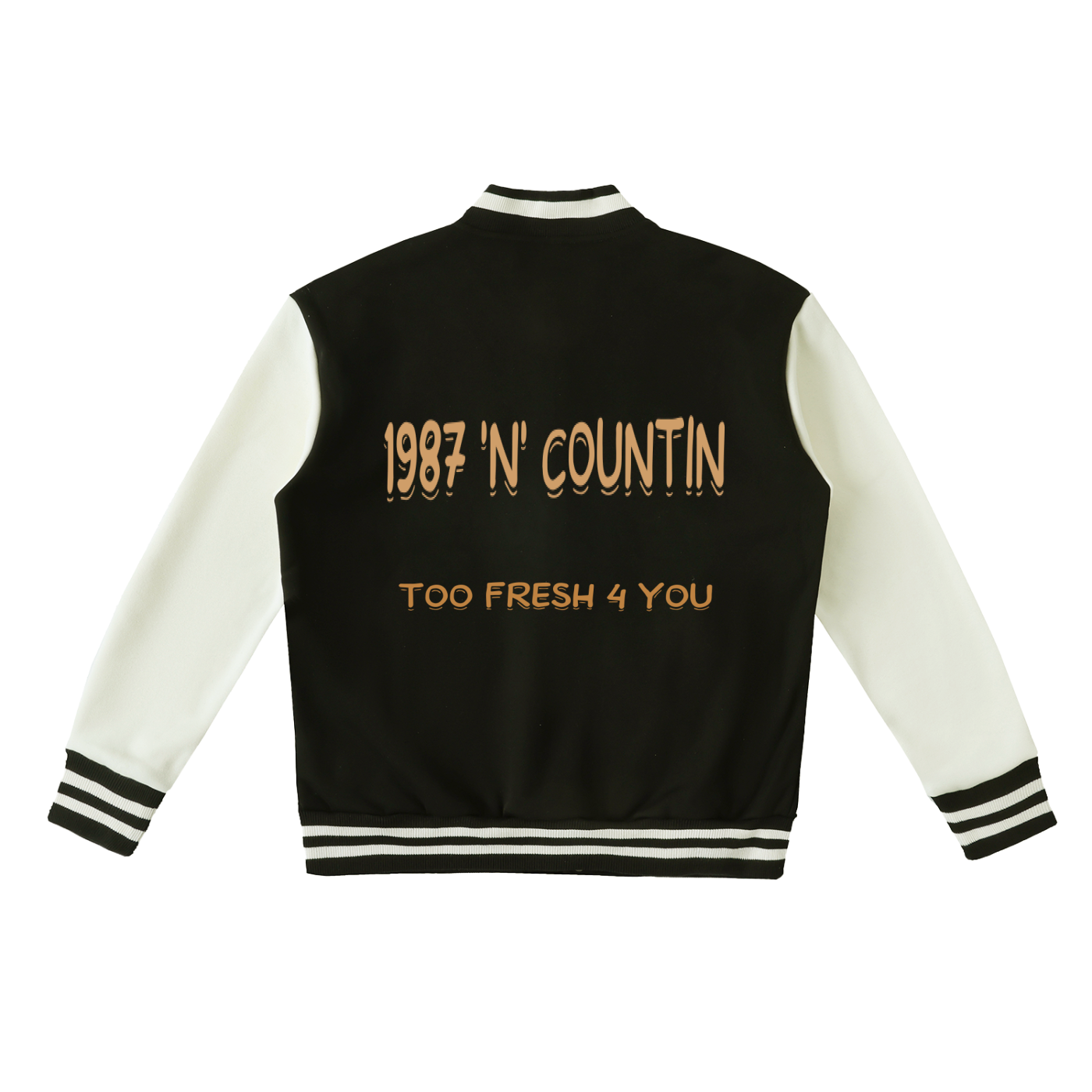 1987 Two-Tone Fleeced Varsity Jacket